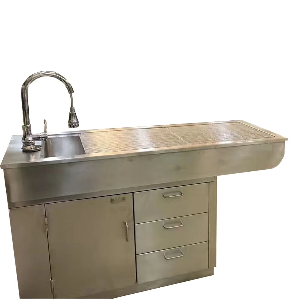 
Animals hospital equipment pet examination surgical table stainless steel treatment table 