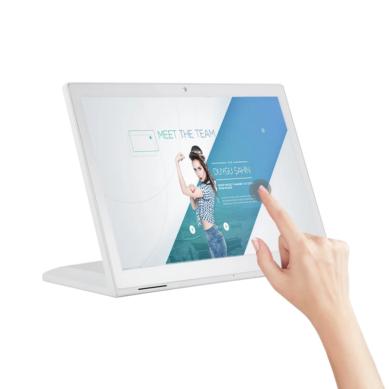 Система бронирования устройство клиентское самообслуживание планшетный ПК 10,1 дюйма с сенсорной панелью L-образный Настольный дисплей