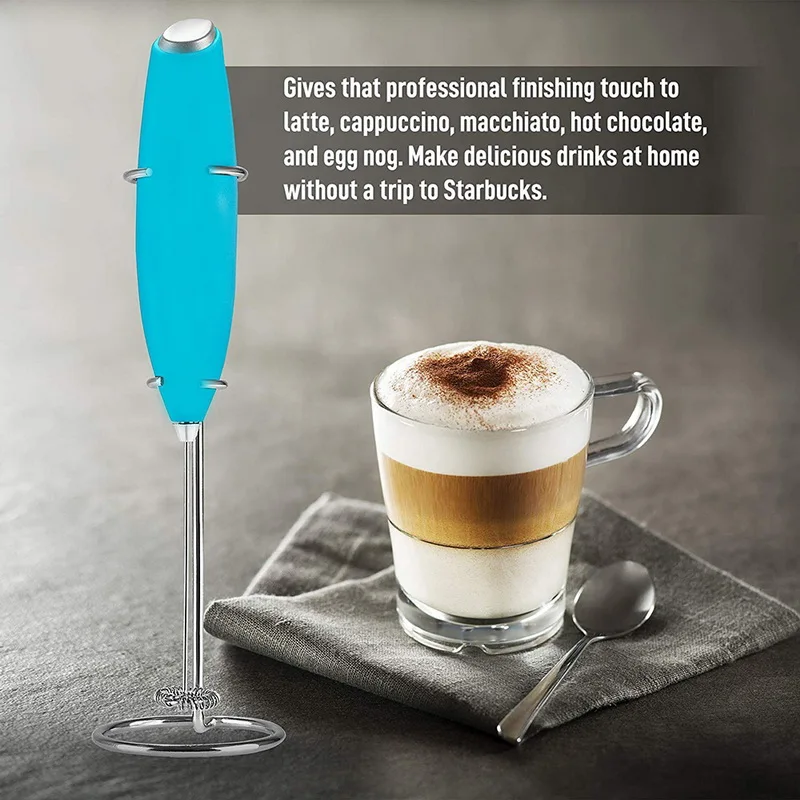 2023 Pailite Milk Frother Automatic Coffee Machine Whisk Battery operated Handheld Milk Frother