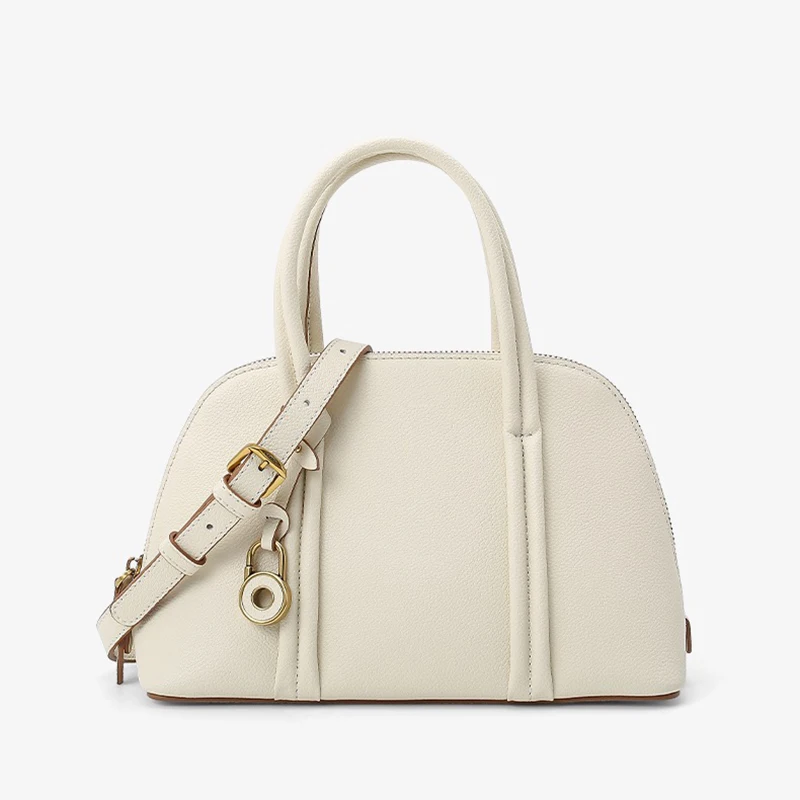 Oem Custom Logo Luxury Embossed shell shape pu Leather Tote Bags For Women Purses