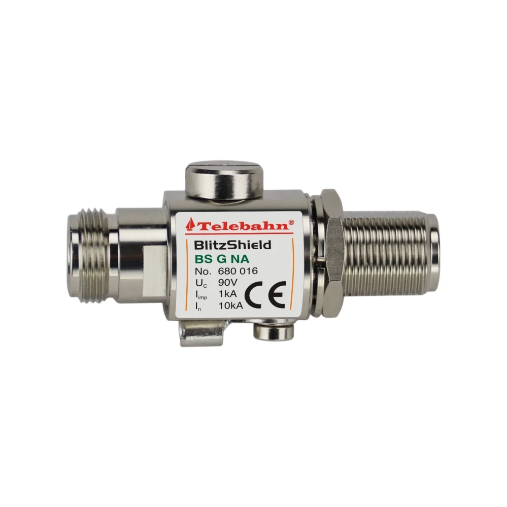 N type Female to Female Smart Best RF Coaxial Surge Protector 5.8GHz 10kA DC 90V 500W 50 Ohms Arrester Surge BS G NG (F-F)
