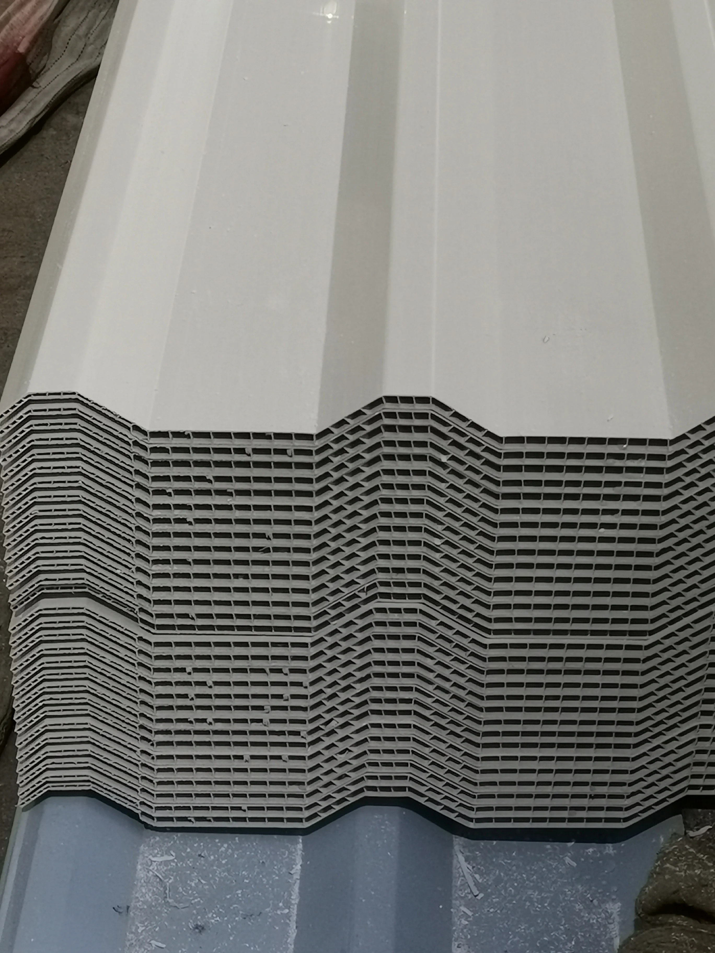 hollow twin wall upvc sheet roofing roof tile manufacturing plastic sheet pvc for heat insulation carpart warehouse farm