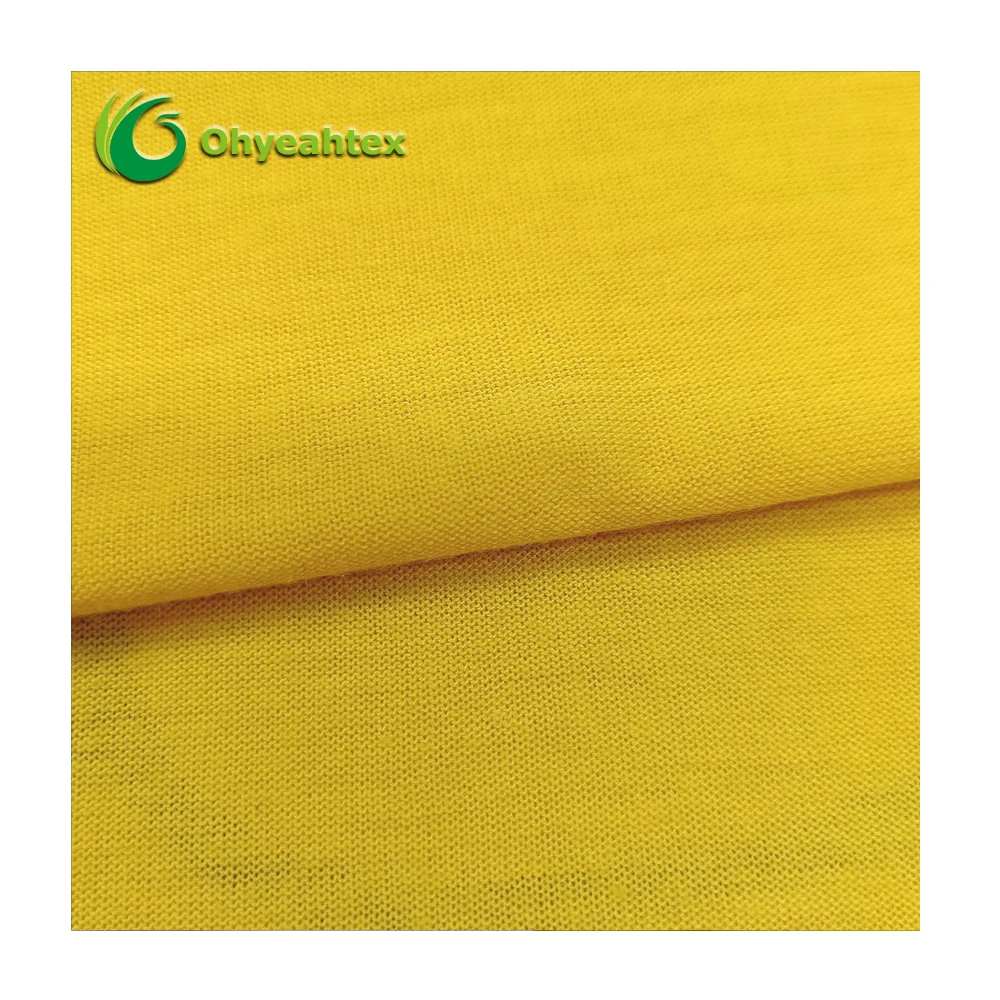 Soft Heat-Resistant Knit Recycled 100% Polyester Jersey Fabric For Dress