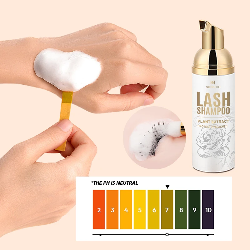 Eyelash lash shampoo wholesale vegan eye foam extensions eyelashes extension wash cleaning Cleanser cleaner