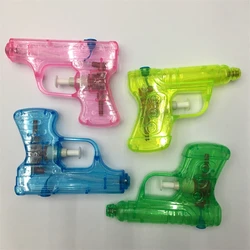 HONGDA small water gun toy transparent plastic spray kids promotional gift summer pistol small squirt custom logo outdoor beach