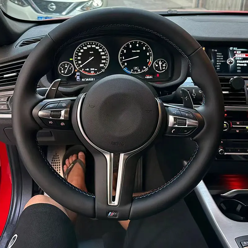 Автопроизводительный кожаный руль для Bmw F30 F32 F10 F20 F07 F01 E46 E60 E90 M3 M5 из углеродного волокна