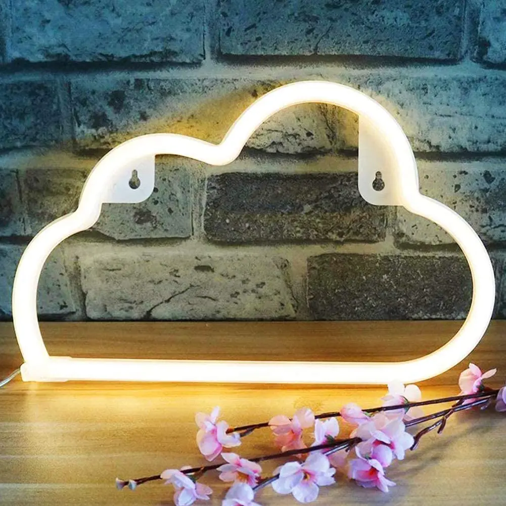 Cloud motif multicolour custom neon light for wholesale better together neon sign