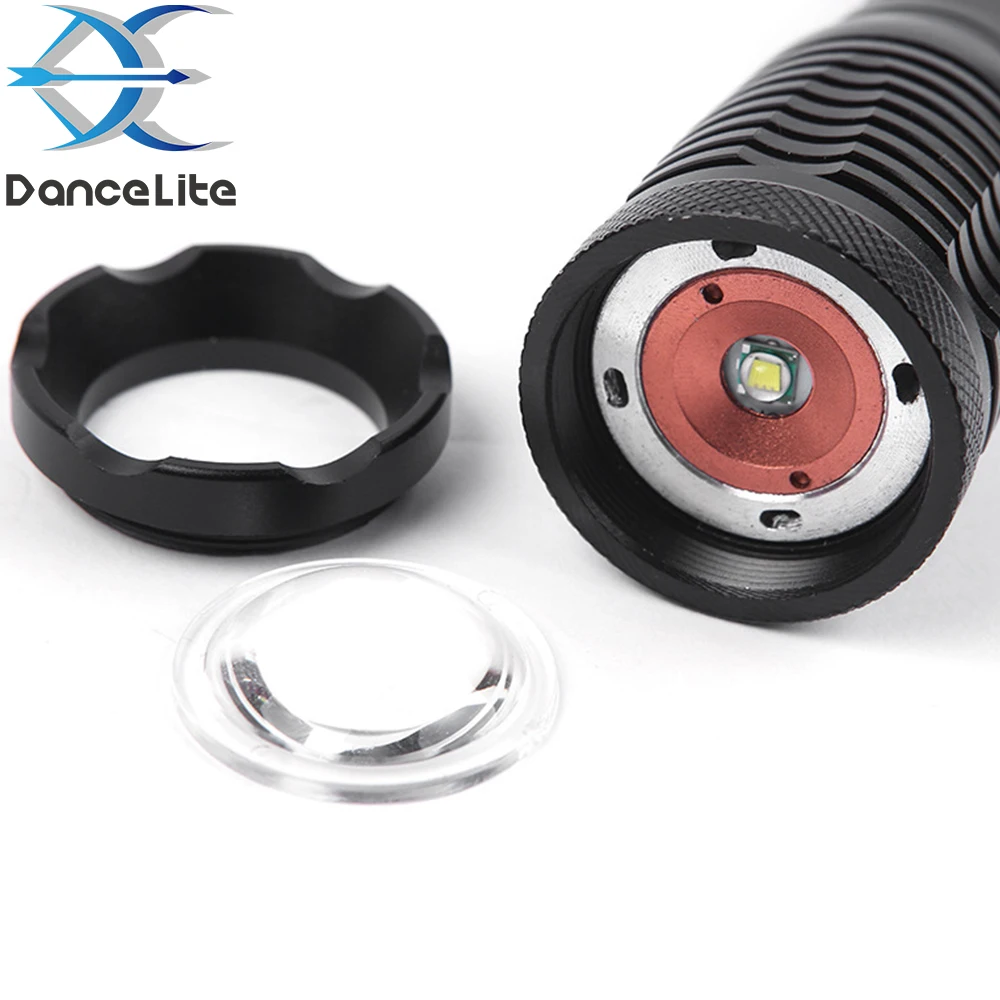 OEM Cheap E6 T6 Focus Zoomable Flashlight Zoom in/out LED Flashlight Tactical Torch (3xAAA/18650)