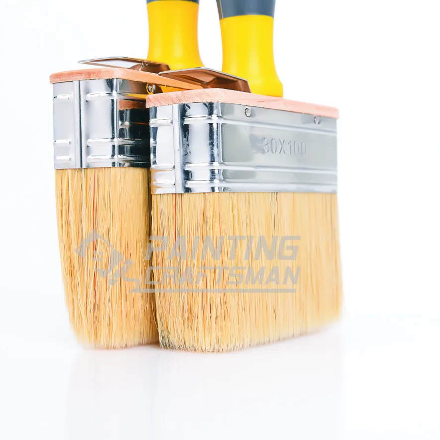 Щетина кисть для очистки и покраски с деревянной ручкой