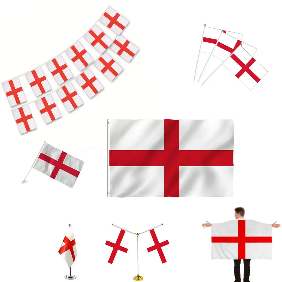 Ready To Ship England Fans Product Cheering England Flag