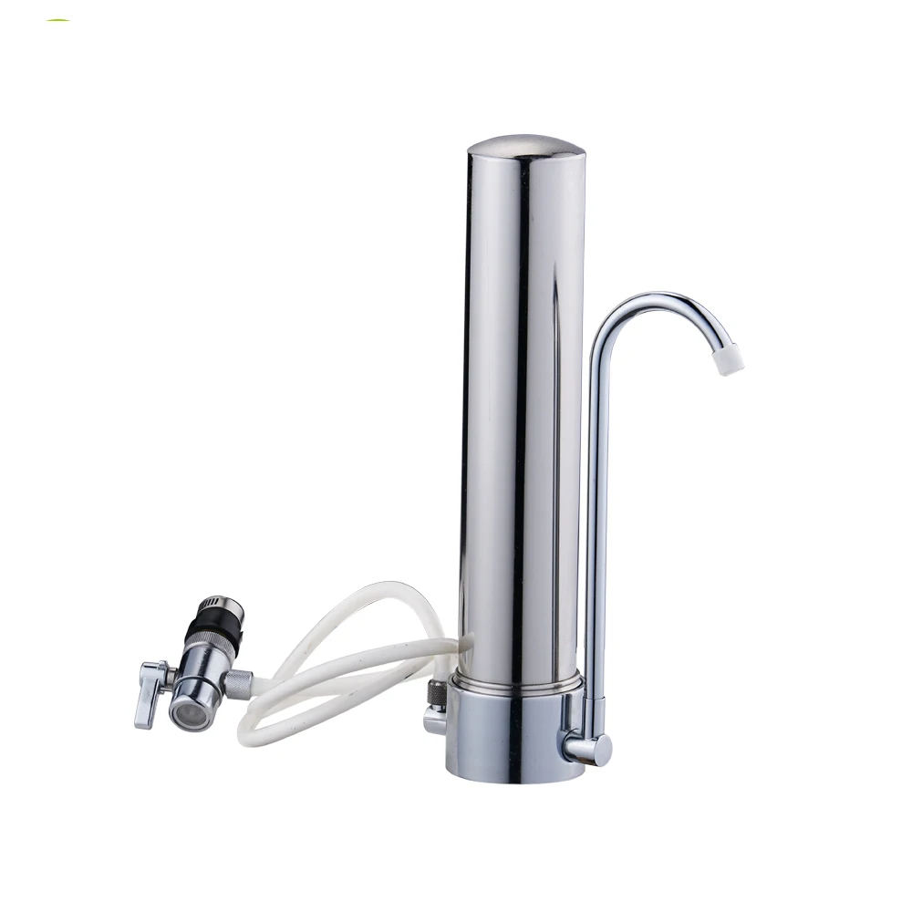 Countertop Triple stainless steel water filter  purifier for kitchen