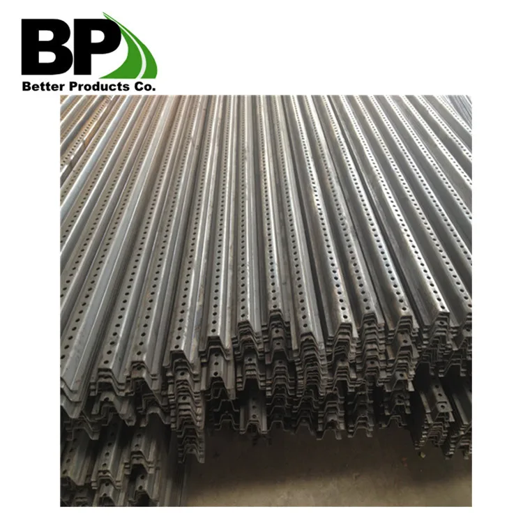 Customized Steel U Channel Traffic Road Warning Sign U Post Versatile Perforated U Post for Mechanical and Structural Purpose