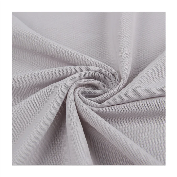 Solid dye warp knit 4 way stretch nylon 85 spandex 15 mesh shapewear fabric