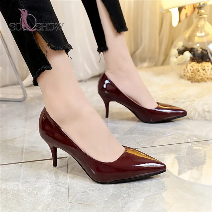 China Wholesale hot sale high heel shoes modern office casual high heel shoes for women and ladies