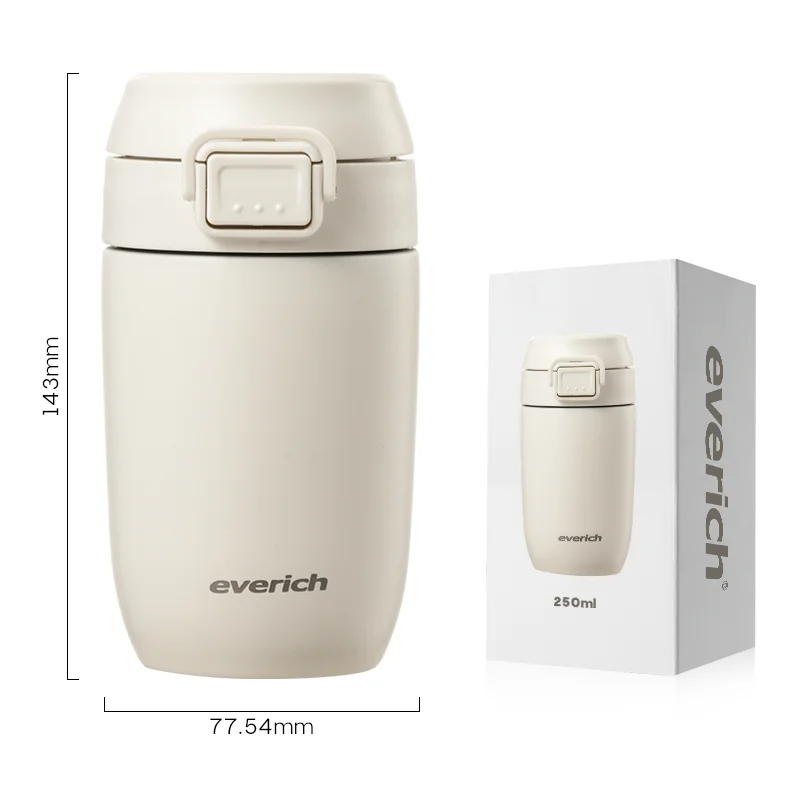Wholesale 250ml Double wall 18/8 Thermos Coffee Vacuum Insulated Travel Stainless Steel Coffee Mug