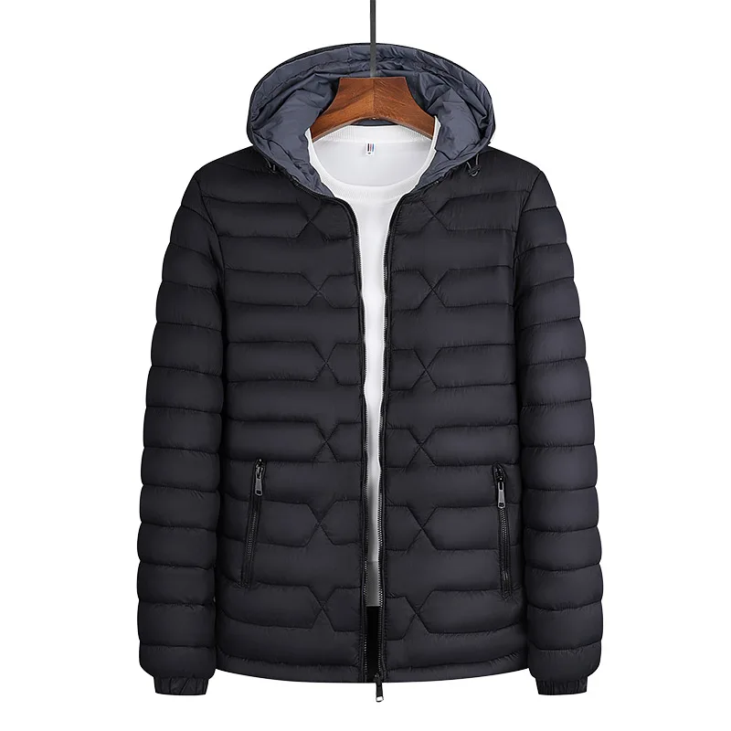 2020 Autumn Winter Hot Sale Warm Light Windproof Cotton Padded Clothes  Full Zipper Reversible Coat for men