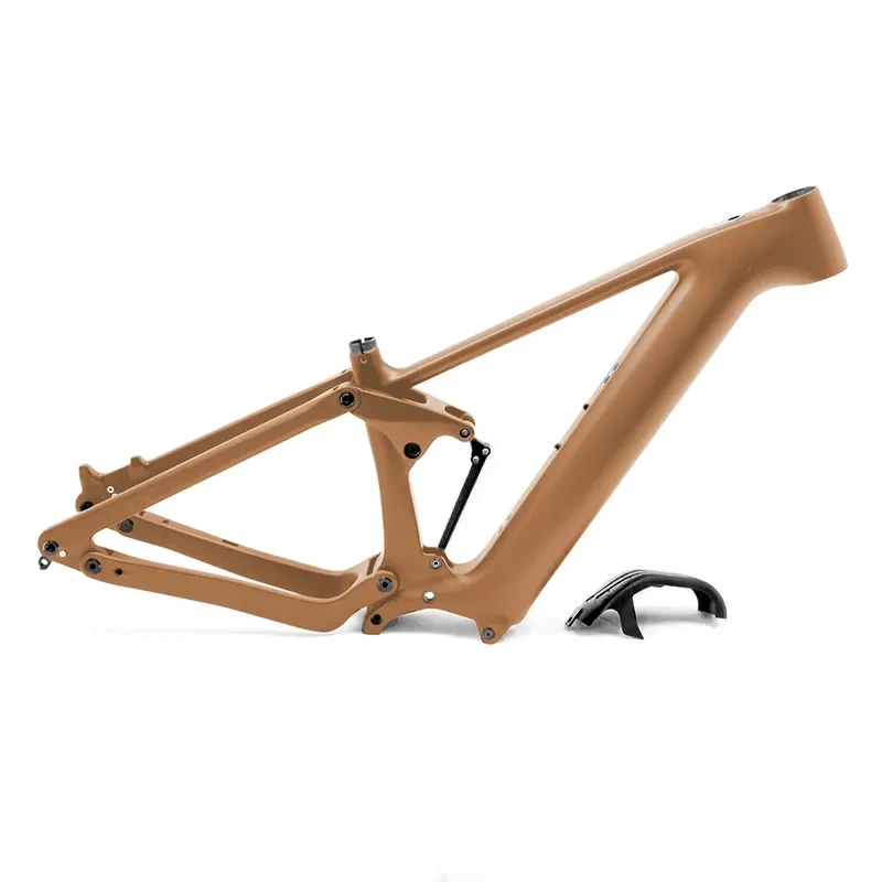 customization new product popular e bike frame full suspension bafang m820 Thru-axle model Carbon mid motor frame