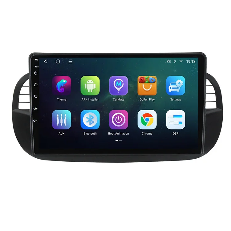 Android Car Navigation Built-in Gps Autoradio 7851 Amplifier Car Radio Player For Fiat 500 2007 2008 2009 2010 2011 2012~2015