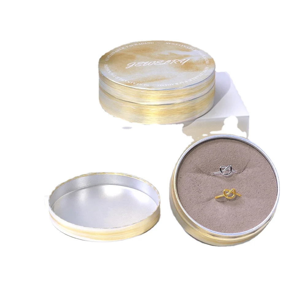 empty 100ml color printing jewelry aluminum tin can jar jewelry packaging aluminum tin