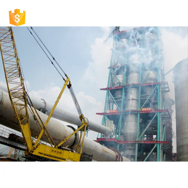 Mini Portland Cement Plant Equipment For Active Lime Processing rotary kiln incinerator