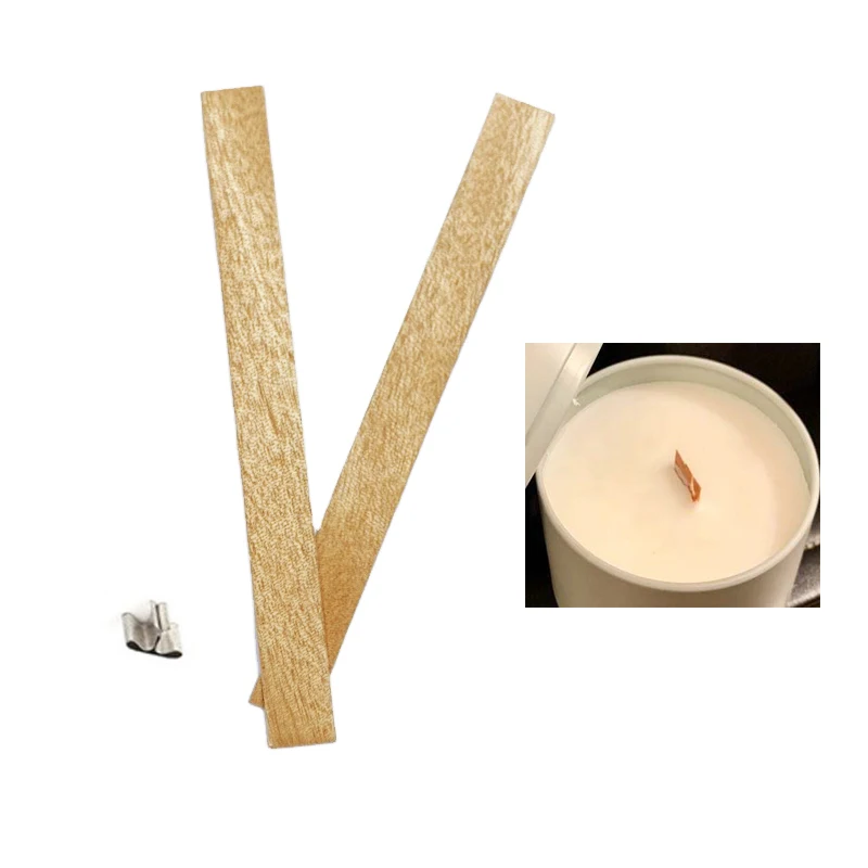 В продаже деревянный фитиль различных размеров деревянная свеча деревянные фитили для свечей