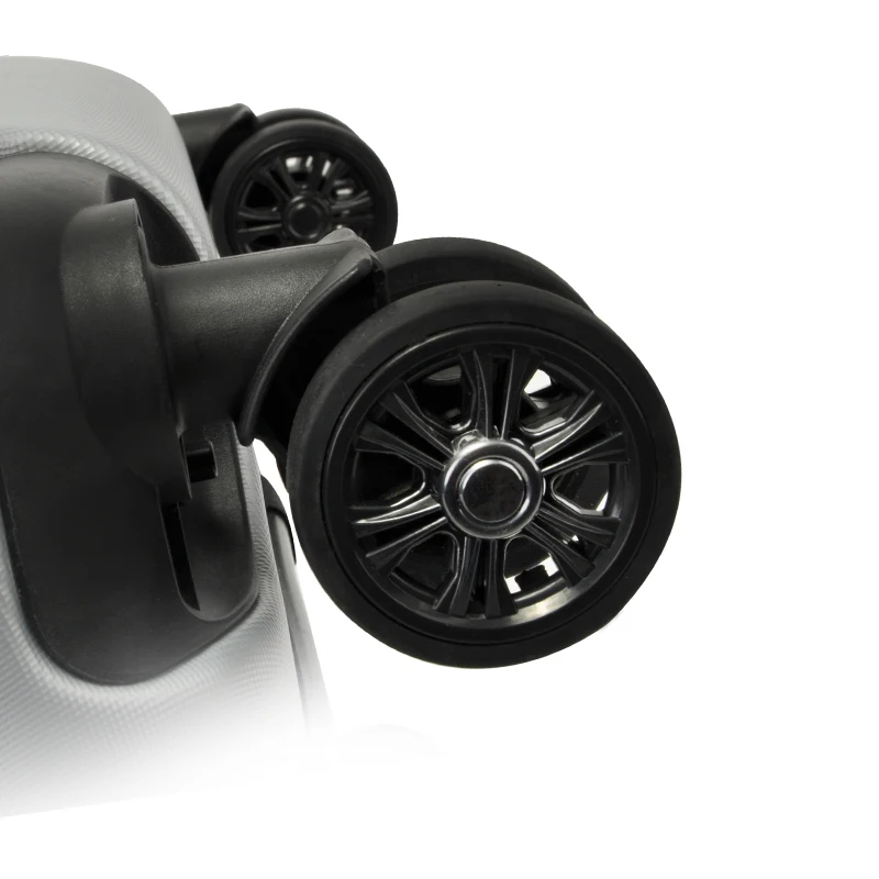 
ABS+PC luggage sets hard shell 3 pcs luggage set 4 spinner wheels suitcase ABS cabin trolley luggage 