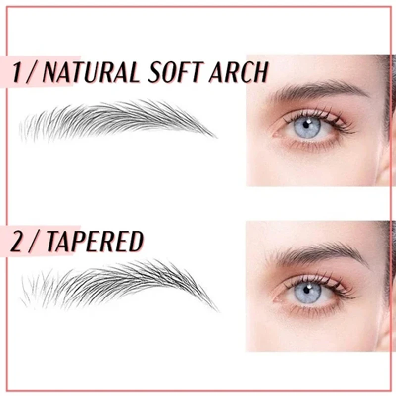 Ecological Bionic Eyebrows 6D Water-based Hair-liked Simulation Eyebrow Stickers Waterproof Lasting Eyebrow Templates Cosmetics