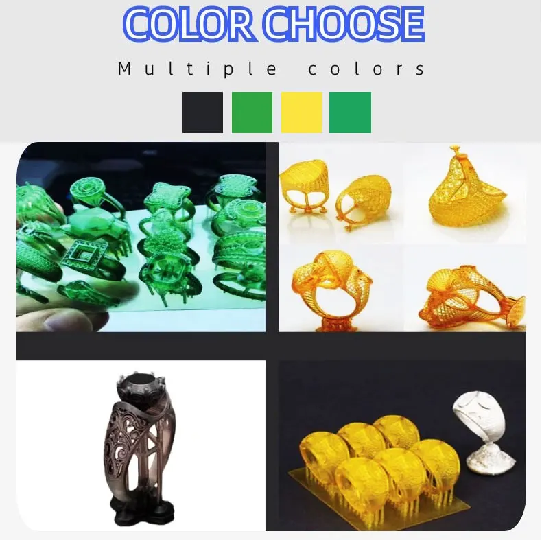 DLP LCD SLA 3D Printer Resin Jewelry Castable Resin 405nm 3d Resin for Jewelry Casting Molds