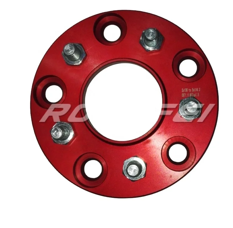 Hot sale aluminium alloy 6061-T6 wheel accessories 25.4mm 5 lugs wheel spacers 5x114.3 5x120 for Nissan