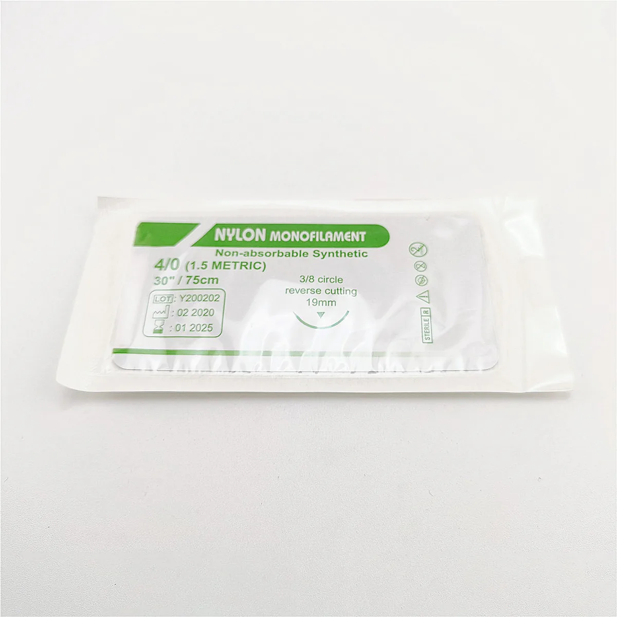 
Non-absorbable sutures Nylon surgical sutures with needle for hospital 
