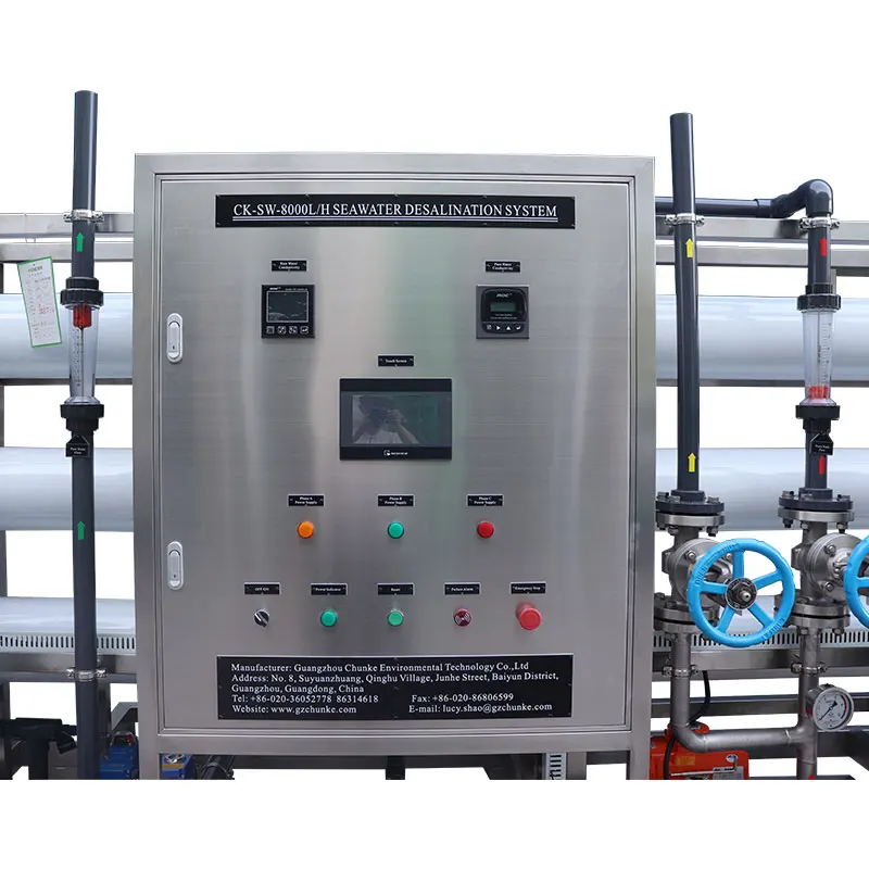 Container Water Purifier system Seawater or underground water reverse osmosis system capacity customize