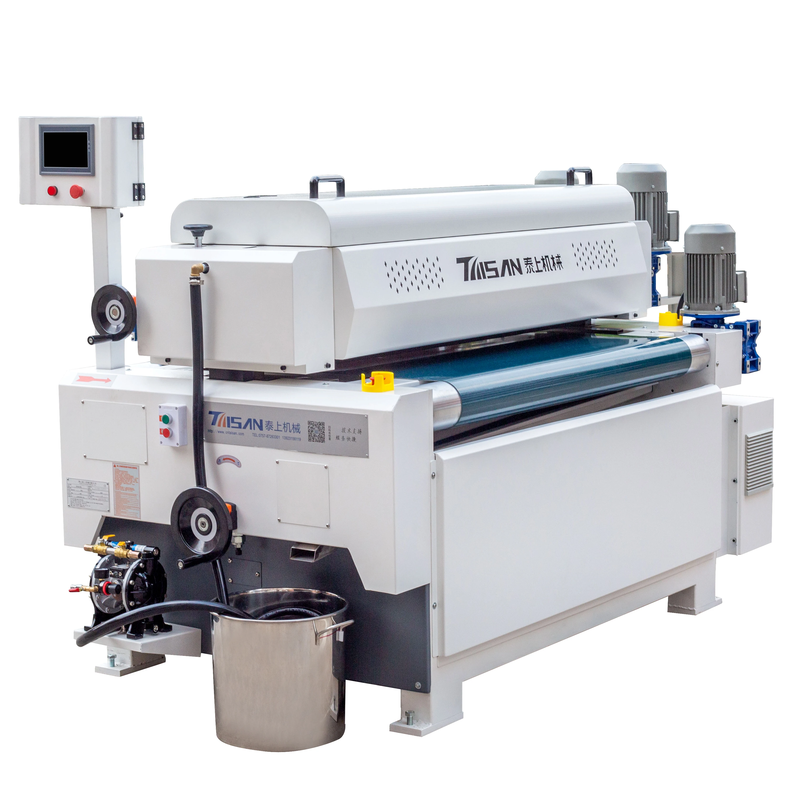 Однороликовая машина для нанесения покрытий/краски для дерева/мебели/листов ПВХ