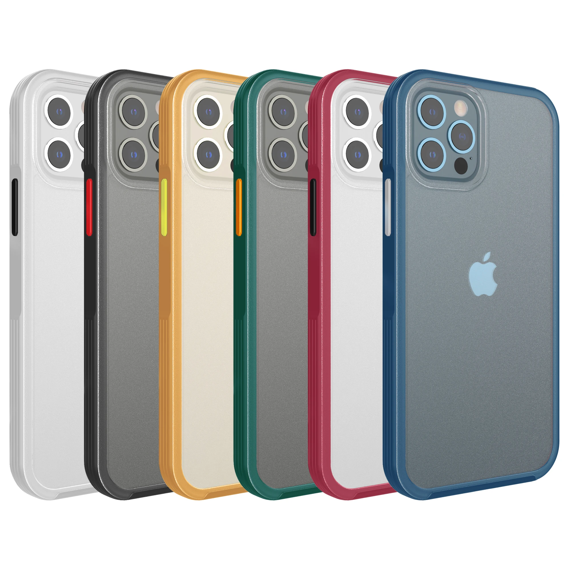 Высококачественный защитный прозрачный чехол для объектива камеры, ударопрочный чехол для iPhone 12/13 Pro Max