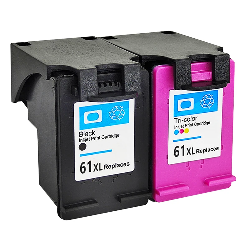 China wholesale premium compatible hp 61xl 61 63xl 63 65 302 304 680 123 xl inkjet cartridge hp printer toner cartridge ink jet