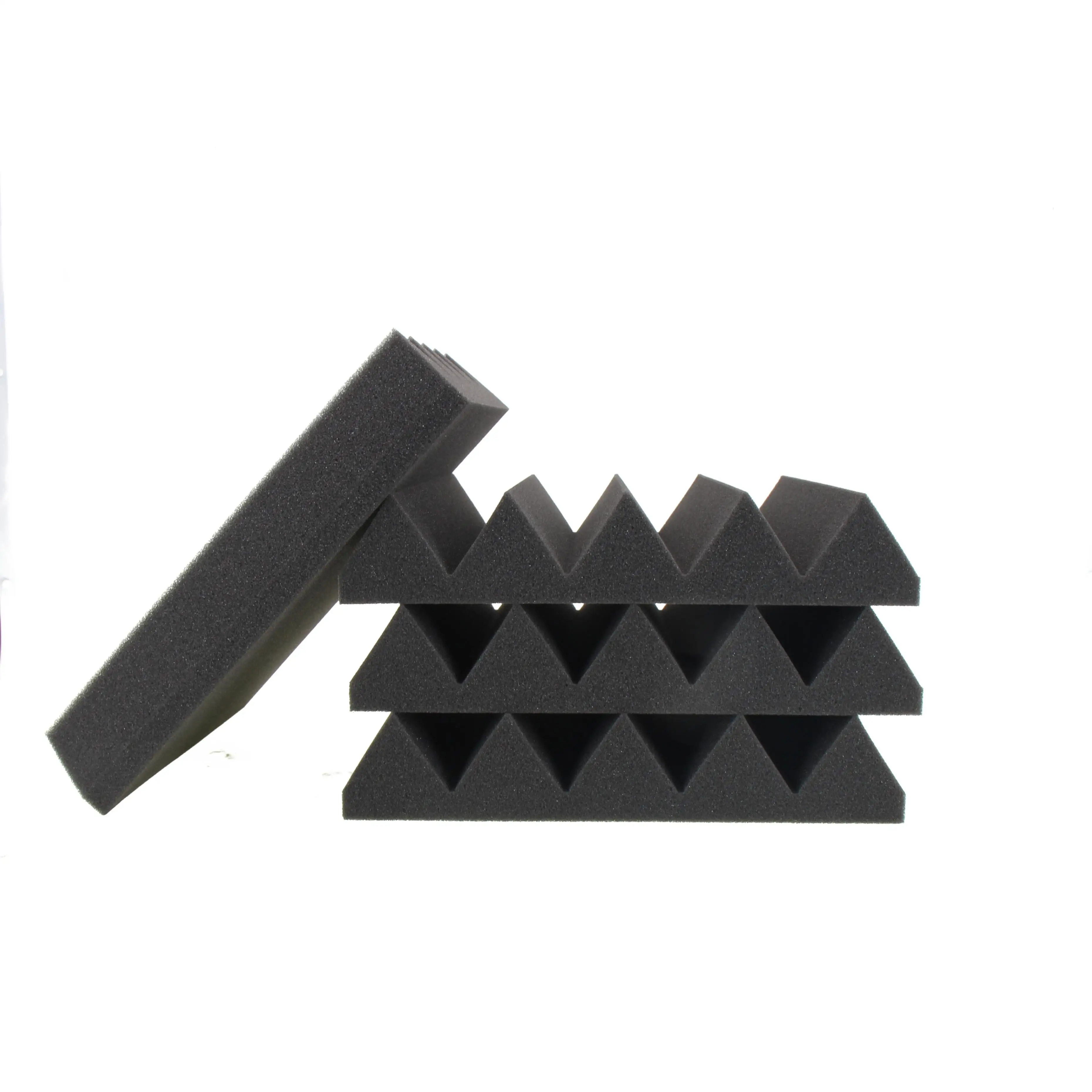 Anika Product Manufacturer Effective noise reduction 3D Pyramid shape acoustic foam black