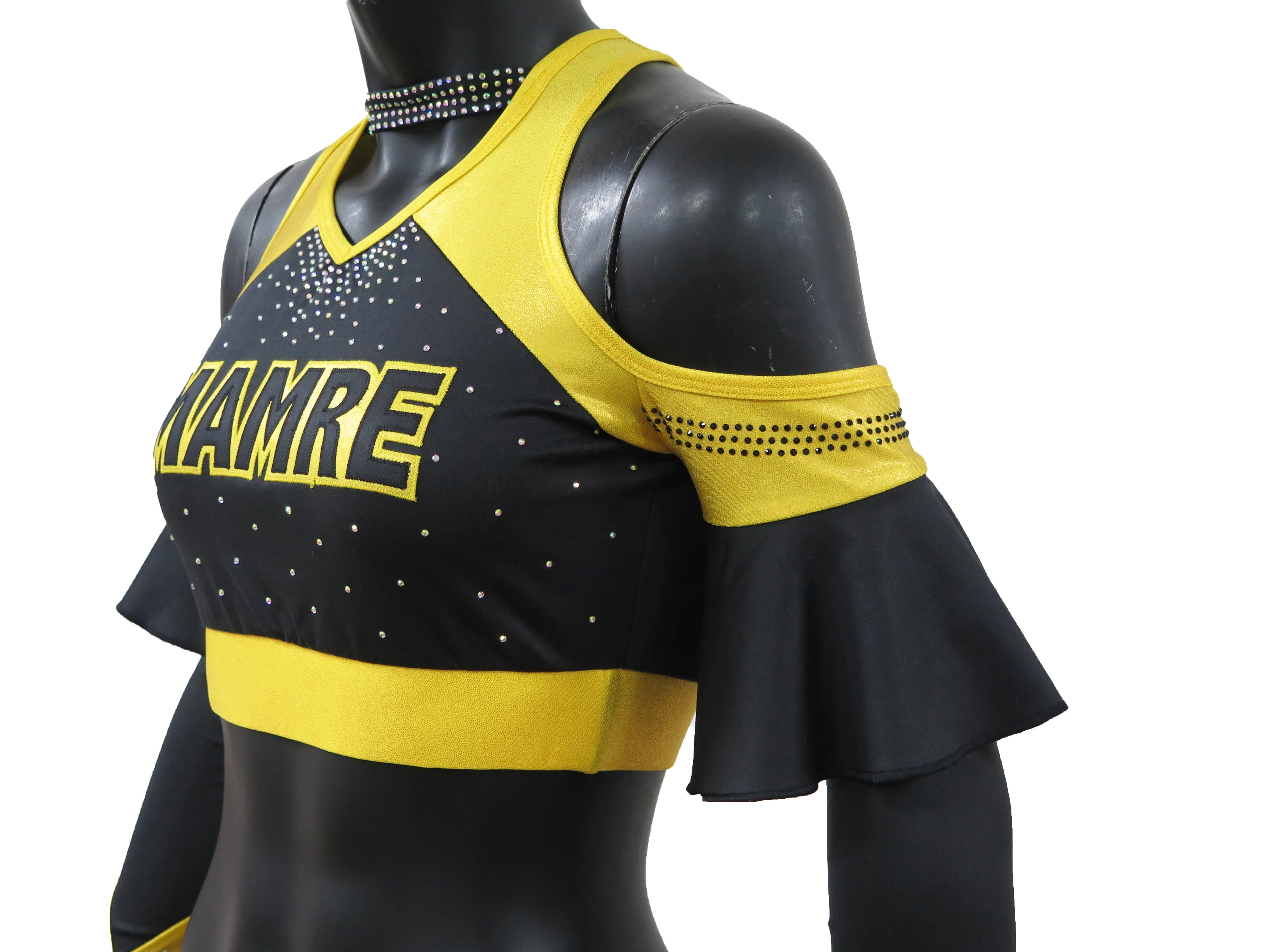 All Cheer Costume Dance Uniform Kids for Girls Youth 2022 Tops And Skirts Printed Custom Cheerleading Uniforms