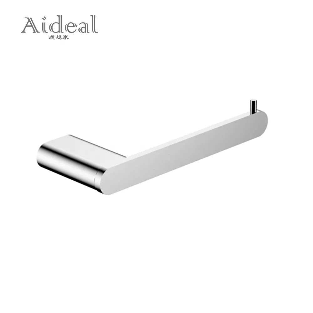 Jiangmen factory graceful curved design home decor hardware black metal wall mount single clothes towel hook