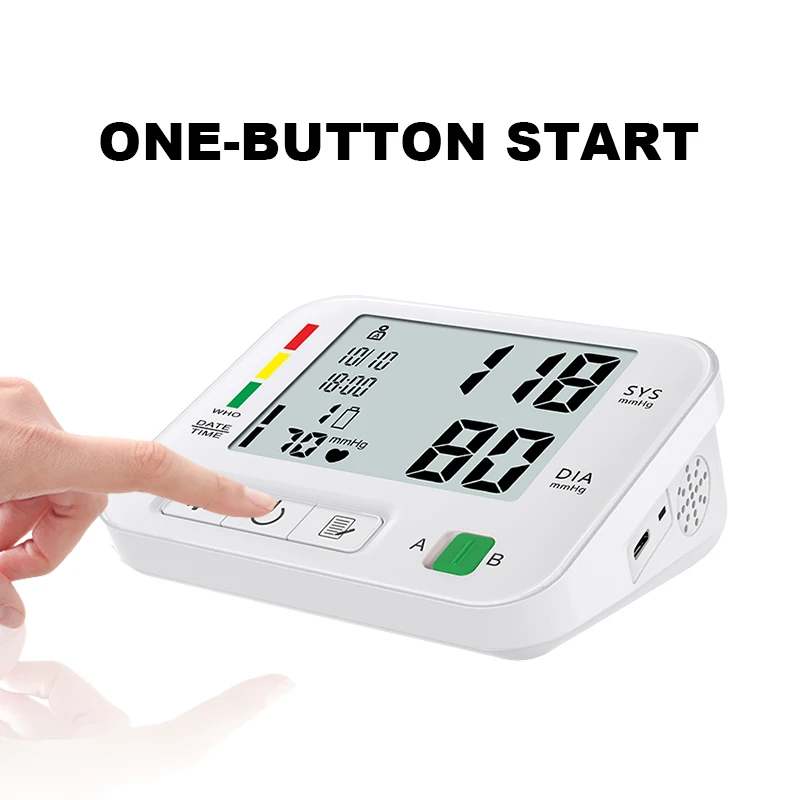 AXD OEM Factory CE ISO Approved Hospital Digital Sphygmomanometer BP Testing Machine Electronic Upper Arm Blood Pressure Monitor