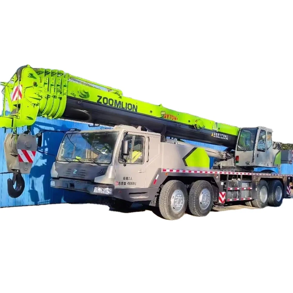 Zoomlion Brand Used 70Ton Hydraulic Construction Mobile Truck Crane Qy70K5d in China
