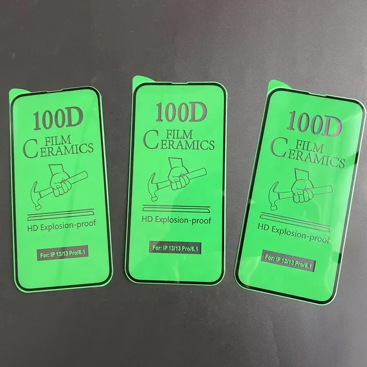 100D Film Matte Glass Mica Pantalla Nano Note Ceramics 3D Protective 12 Tempered  Ceramic Screen Protector For Iphone Samsung