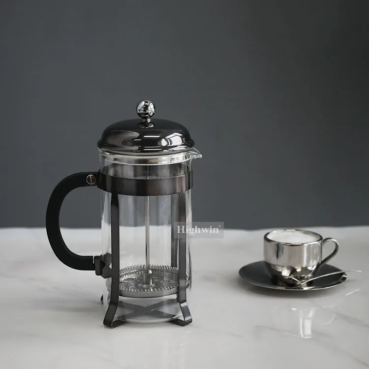 Best Price refractory glass coffee french press 350ml