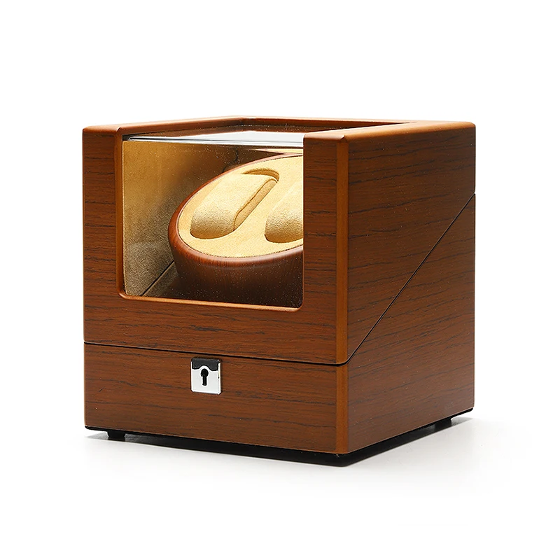 DIGU Luxury automatic mini watch winder rotation watch box automatic up-chain battery vertical table shake watch box
