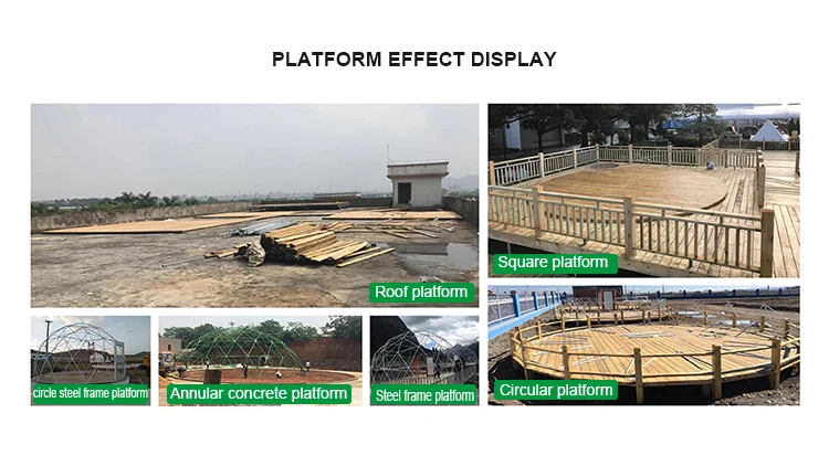 Waterproof Round Geodesic Dome Tents Glamping