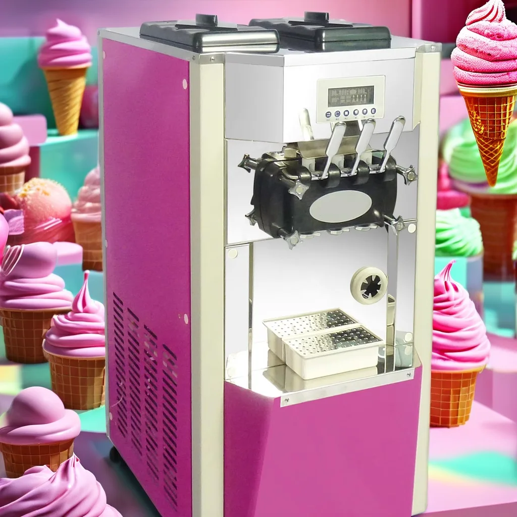 China Supplier CE Certificate 2+1 Mixed Flavors Ice Cream Machine/ Ice Cream Making