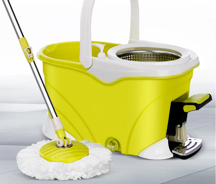 Hot sale Rotary Cleaning Mop with bucket Household Home Easy Use 360 floor Flat Telescopic Handle Mopa Wholesale OEM customized