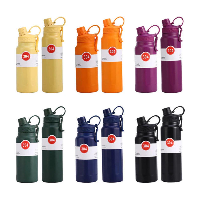 New Products Best Selling Vacuum Bottle Thermos Flask Portable Stainless Steel Insulation Sports Water Bottles 100% Leak Proof