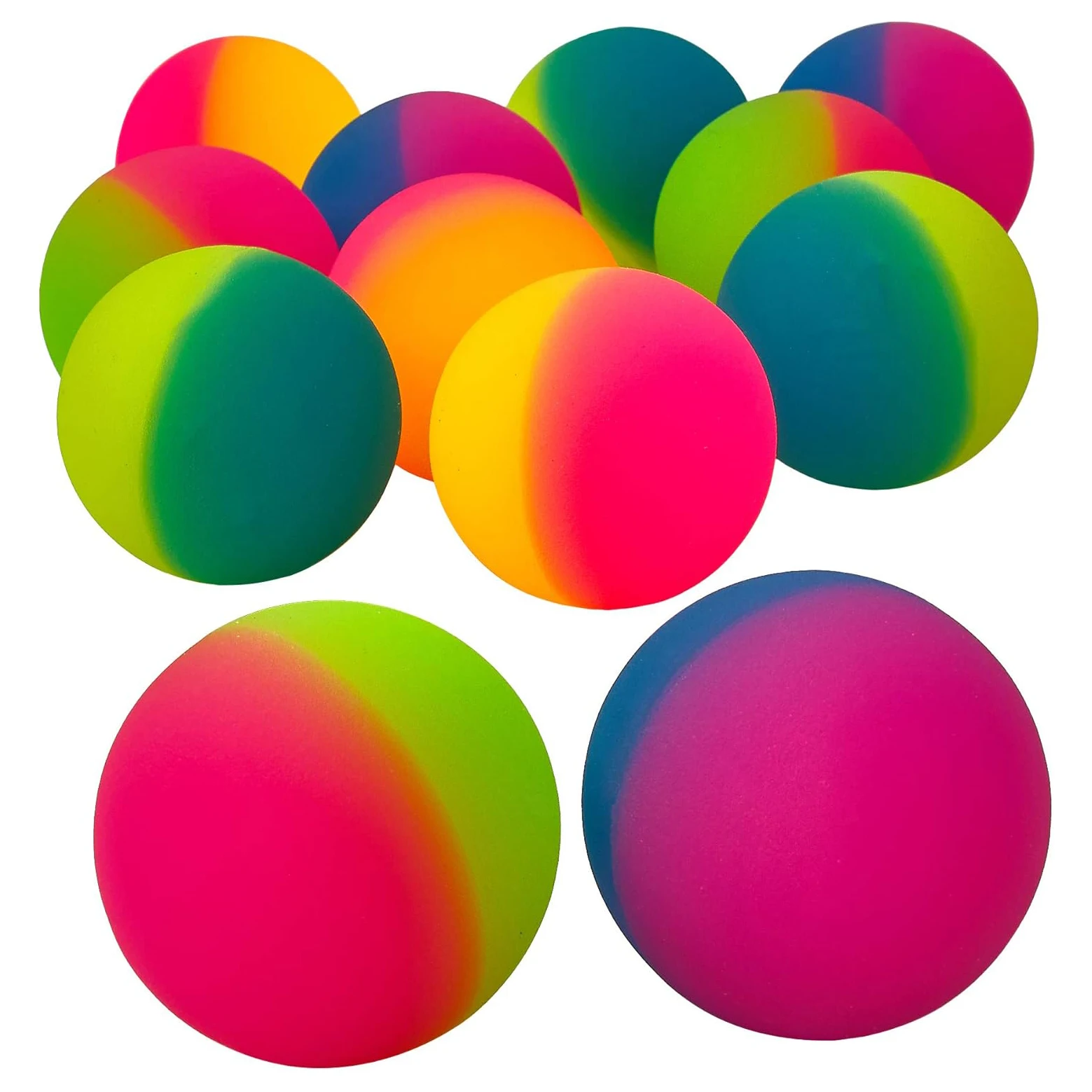 Wholesale 35 mm Synthetic Frosted Rubber Bouncing Ball bulk bouncy balls Vending Machine Custom bouncy ball
