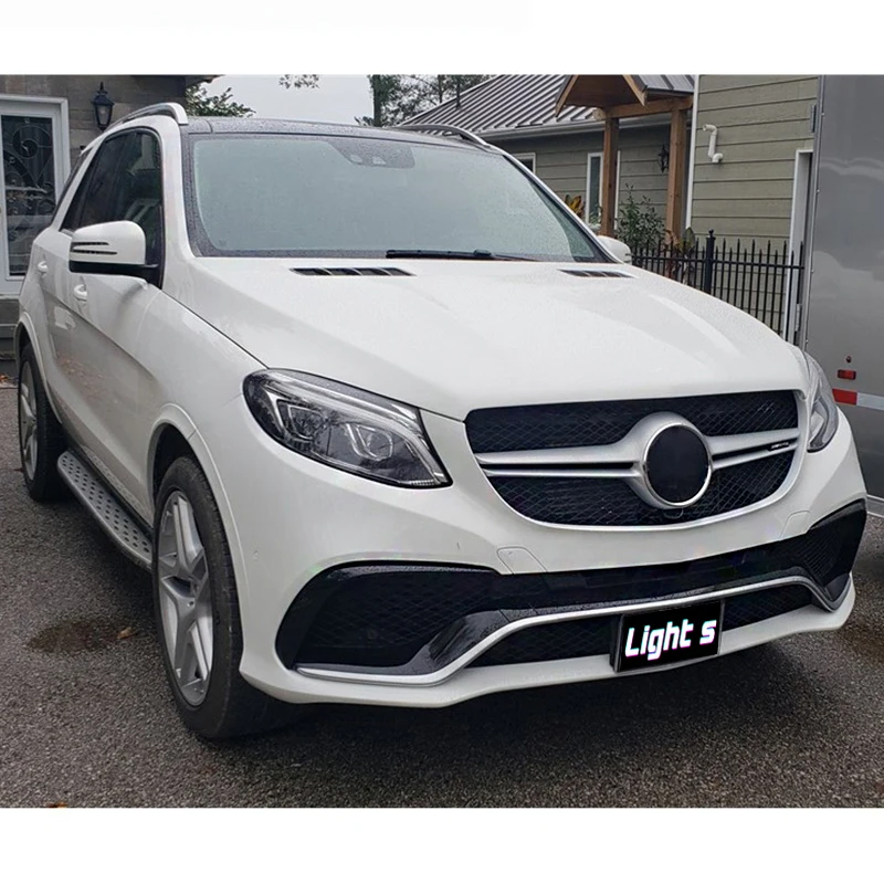 Hot selling body kit for Mercedes Benz ML W166 upgrade to GLE63 Model with front/rear bumper assembly Grille