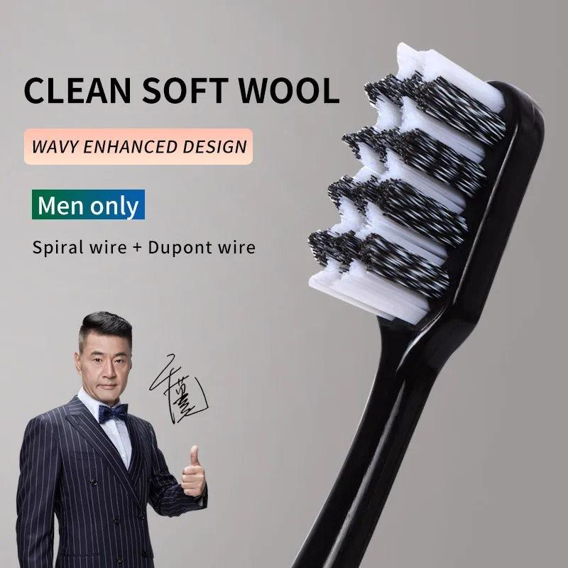 New Adult Plastic Toothbrush Eco Toothbrush Manufacturer Nylon Teeth Brush For Adult Men