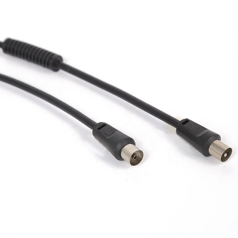Rf Coaxial Digital TV Aerial Cable PVC Black White Rg174 Cable Satellite Dish Antenna 10 Feet Rohs Cable Jumper De 10cm Al Foil